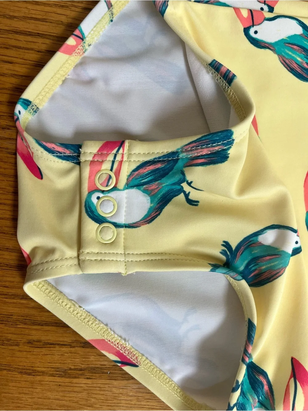 Carter's Yellow Toucan Ruffle-One Piece Swimsuit